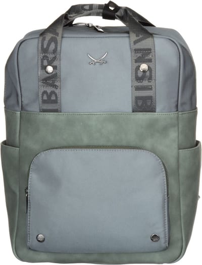 Sansibar Vrije tijd rugzak Rugzak met laptopvak Backpack Olive Groen