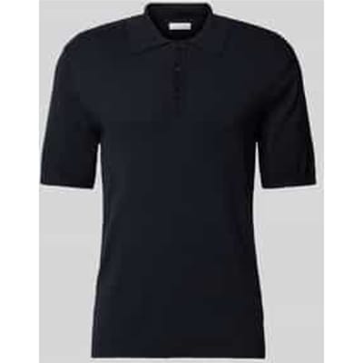 Slim fit poloshirt met ribboorden, model 'KARLO'