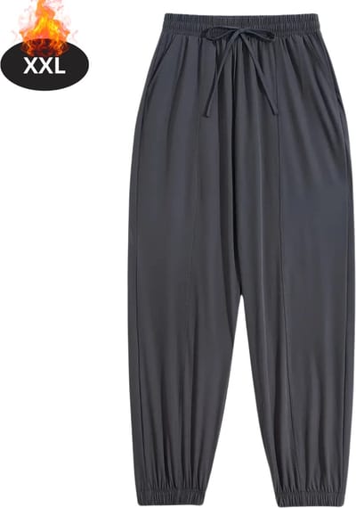 Livano Trainingsbroek Dames - Sportbroek - Trainingsbroek Lang - Trainingspak - Sportkleding - Donkergrijs - XXL