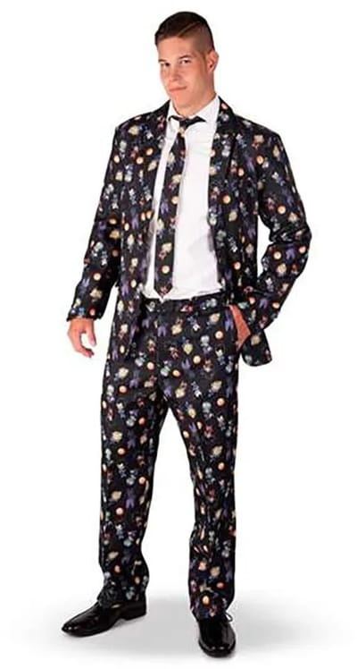 VIVING COSTUMES / JUINSA - Kostuum met Dragon Ball Z opdruk voor volwassenen - S