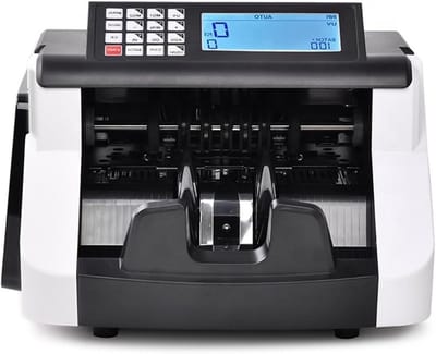 Geldtelmachine - Bankbiljet Teller - Efficiënte Geldverwerking - Automatische Valsgelddetectie - 1000 Stuks Per Minuut - Zwart