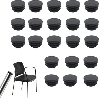 Ronde buispluggen set van 64 stuks voor meubels, stoppers voor meubelpootjes en pijpen, 25 mm diameter