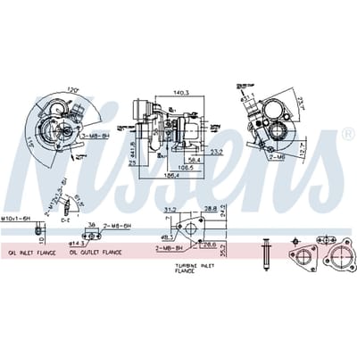Supercharger, drukvulling NISSENS 93141