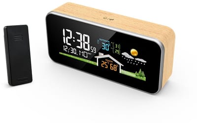 Rolu Weerstation – Draadloos Weerstation En Buitensensor – Hygrometer – Temperatuur & Luchtvochtigheid - 60 Meter Bereik
