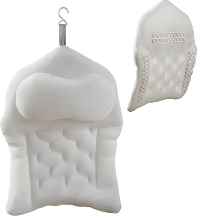 Douchekussen Badkussen - Ontspanningskussen - Bad en Douche - 4D Ondersteuning Zuignappen - 52 x 38 cm