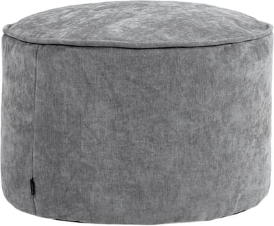 Beige Chenille Hocker - Comfortable Footstool voor Woonkamer en Slaapkamer