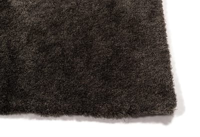 DÉJA Living Vloerkleed 160x230cm - Hoogpolig Grijs Stof - Luno