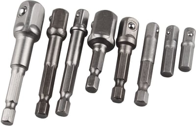 Store_9 - Socket Adapter Set - 8-delige set - Voor Impact Drivers en Boormachines - Chroom Vanadium Staal - Duurzaam en sterk - Geschikt voor profe...