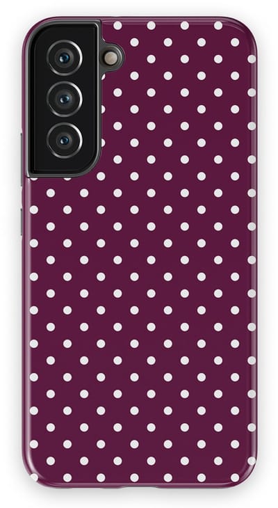 Polka Dots Hoesje Samsung Galaxy S22 Plus | Geschikt Voor Mag | Stippen Design Backcover Samsung Galaxy S22 Plus Purple Pop
