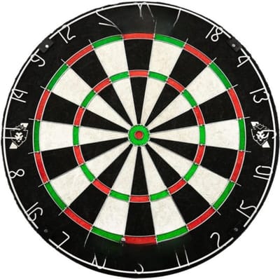 Thuys - Dartbord Verlichting Zwart King Classic Editie - Schaduwvrije Gelijkmatige Verlichting - 46cm - voor Professionele Dartsetup Thuis