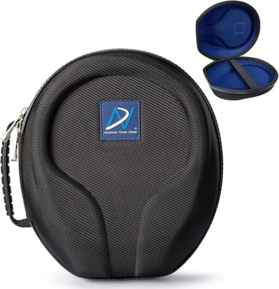 Hoofdtelefoon Draagtas - Opbergkoffer - Veilig Transport - Versterkte Bescherming - 23x20x12.5cm - Zwart