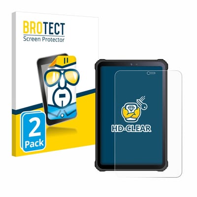 BROTECT - Screenprotector voor Oukitel RT3 - Folie Beschermfolie transparant 2 Stuks