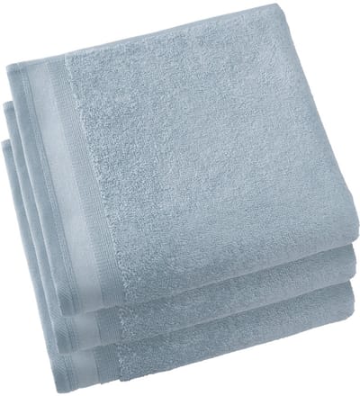De Witte Lietaer Handdoeken Contessa, Ice Blue - 50 x 100 cm - 3 stuks - Katoen
