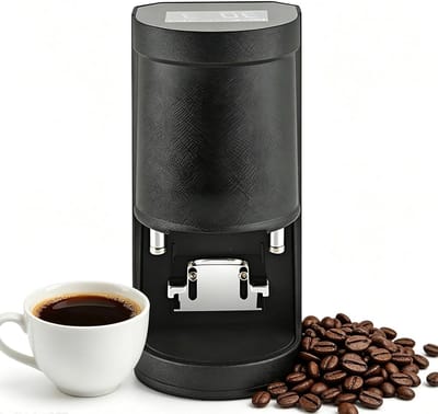 Elektrische Koffiestamper - Automatische Stamper - Perfect Espresso - Verstelbare Druk - 58 mm - Zwart