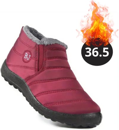 Nivard Snowboots - Sneeuwschoenen - Sneeuwboots - Dames - Wintersport - Ski - Skischoenen - Rood - 36.5 - Laag