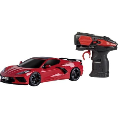 Revell RC voertuig - 24697 RC Sport Auto Corvette C8 - Rood - 2,4GHz RC Model Kant en Klaar - 1:24