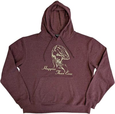 Billie Eilish - Happier Than Ever Hoodie/trui - M - Bruin