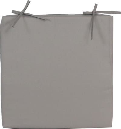 Stoelkussens voor binnen- en buitenstoelen in de kleur grijs 40 x 40 cm - Tuinstoelen kussens