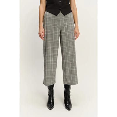 Vrouwen brede geruite broek Greenpoint