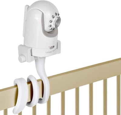 Babyfoon Camera Houder - Universele Monitor Plank - Babykamer Overzicht - Flexibele Ganzenhals Arm - Basis tot 3 inch - Wit