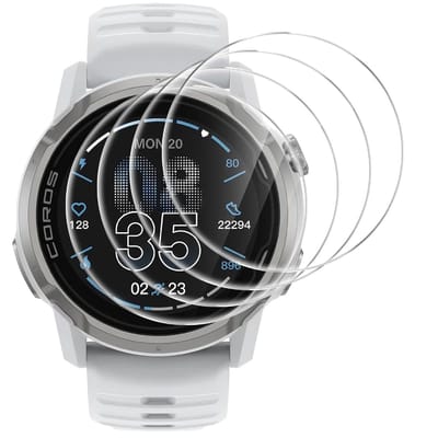 Dailygoods - Displaybeschermfolie voor COROS Apex 4 46 mm, 4 stuks
