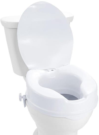 Toiletbrilverhoger - Verhoogd Toilet - Comfortabel Zitten - Snelle Installatie - 10cm Verhoging - Wit