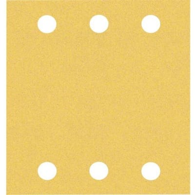 Bosch Accessories 2608901657 Schuurpapier voor vlakschuurmachine Korrelgrootte (num) 120 (l x b) 107 mm x 115 mm 50 stuk(s)