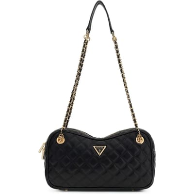 GUESS schoudertas Giully II Shoulder Satchel Black zwart