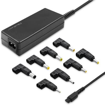 Qoltec Universele Laptop Voeding 45W |   Automatisch |   Multiplug |   8 Stekkers |   Stroomkabel