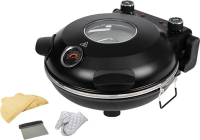 HEZIVO® Pizarette 32 cm - Pizza Oven - Klaar in 4 Minuten - 420 °C - 1200 W