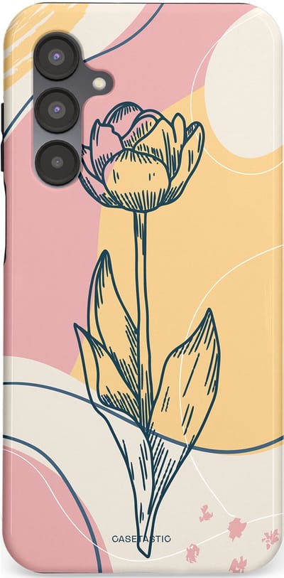 Casetastic Hoesje Geschikt voor Samsung A16 - Stijlvolle Beschermende Duo-layer Case - Zachte tulp
