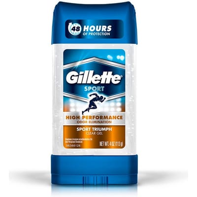 Gillette High Performance Triumph Sport Deodorant Man - 75 ml - Deodorant Gel met Power Beads - Deodorant Homme