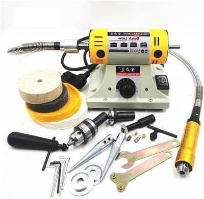 350W Polijstmachine for DIY Houtbewerking JadeJewelry Tandheelkundige Draaibank Machine Motor Slijpmachine Voor doe-het-zelfgebruik(220 Upgrade)
