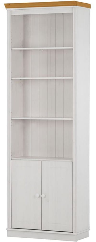 Anita- Boekenkast in klassiek landhuisdesign van grenenhoutE WH