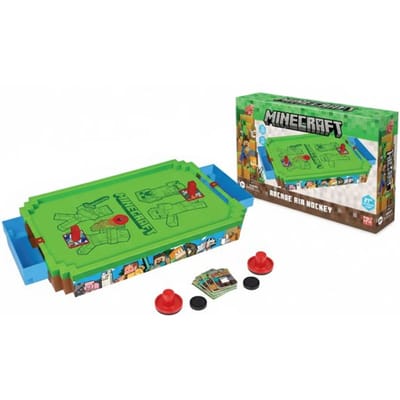 A Ambassador® Minecraft Arcade Air Hockey - Airhockey - Tafelmodel - Gezelschapspel - Het grote speelgoedboek 2025