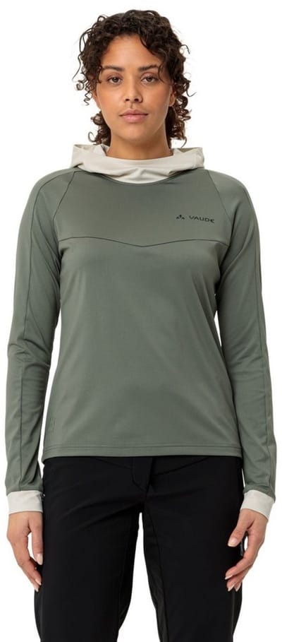 Vaude Bike Qimsa Ii T-shirt Met Lange Mouwen Groen 38 Vrouw