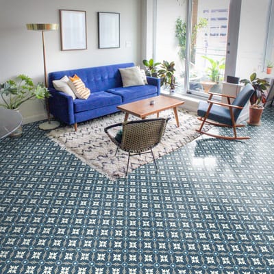 Antislip vloerstickers met beschermende coating - AREAS FLOOR TILES - 1 sticker van 60x100 cm