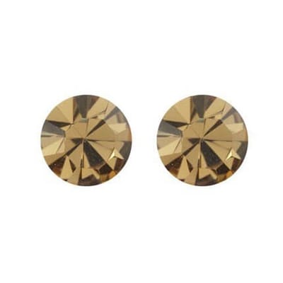 Biba Oorbellen met Swarovski Steentje Lt. Col. Topaz