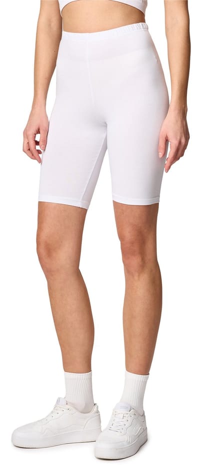 Merry Style MS-MS10-200-LE Dames Leggings - Sport - Vrijetijdsbroek - Kort - Katoen - Sporbroek - Yogabroek - Wit - XS