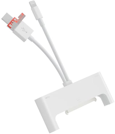 3 IN 1 - USB-C + USB + 8-Pin naar USB +USB-C + Sata 2,5 & 3,5 harde schijf adapter kabel geschikt voor o.a. iPhone en laptop - multifunctioneel - wit