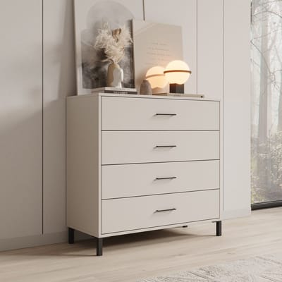 Meubella - Ladekast Vidor - Beige - 93 cm