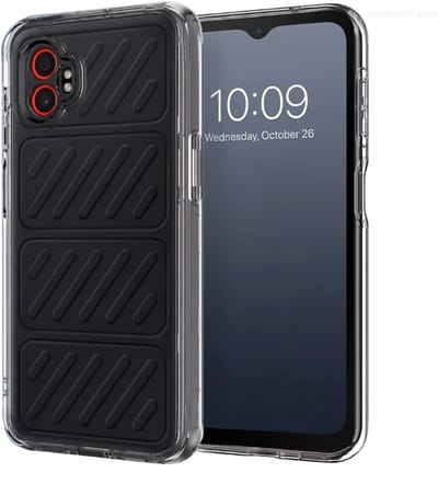 Casemania Hoesje Geschikt voor Samsung Galaxy XCover7 Pro - Transparant - Anti-Shock Hybrid Back Cover