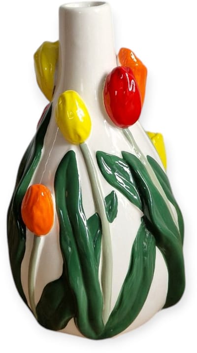 Daan Kromhout - Vaas - Bloemenvaas - Tulpen - Dutch - 14x13x22 - Keramiek