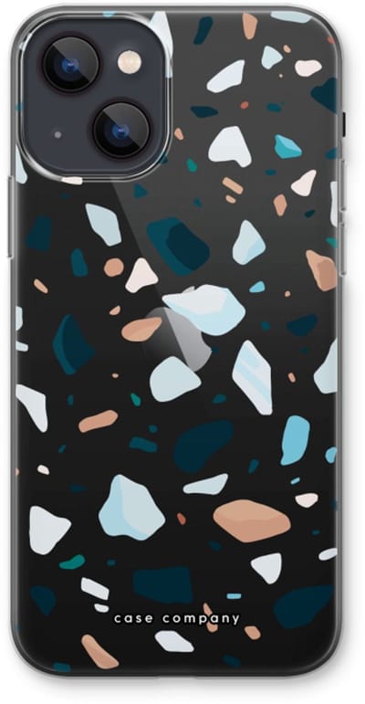 Case Company® - Hoesje geschikt voor iPhone 13 hoesje - Terrazzo N°13 - Soft Cover Telefoonhoesje - Bescherming aan alle Kanten en Schermrand