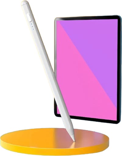 DrPhone SwiftScribe – Stylus Pen – Geschikt Voor o.a iPad Tablets – Magnetische adsorptie – Oplaadbaar- LED Indicator met Palm Afwijzing -Wit