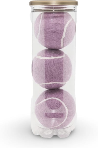 Padelballen in Buis - Kleurrijke Vilten Ballen - Sportief Spel - Duurzaam en Stevig - 66mm Diameter - Paars