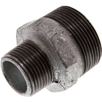 R 1 1/2'' x R 1'' Verzinkt Gietijzeren Borstnippel 25 Bar