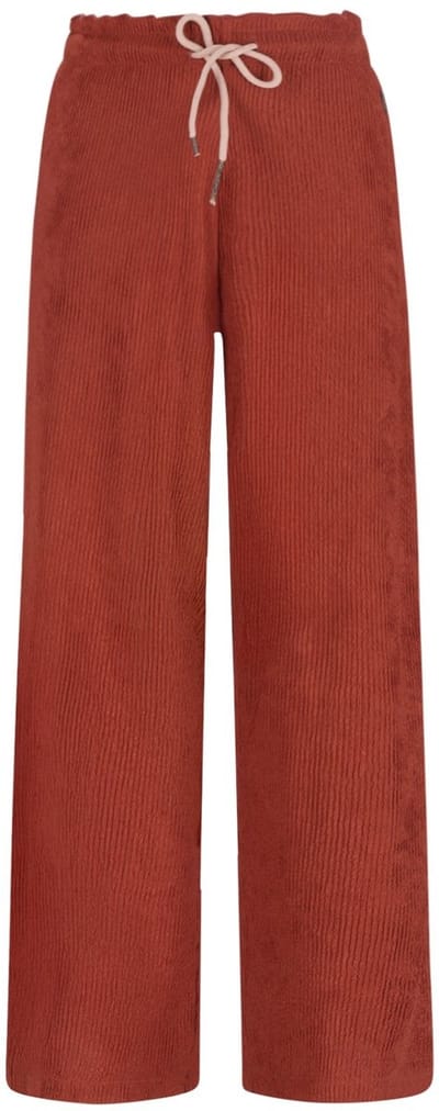 Like Flo - Fenna Flo girls satin plissé pants - Desert stone - Maat 122