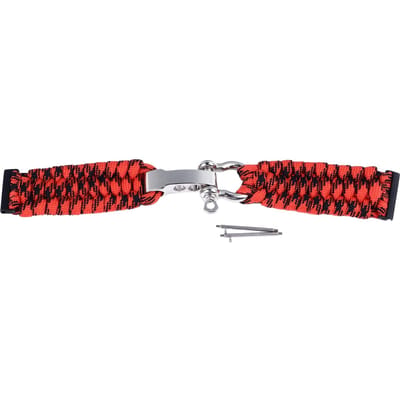 Vervangende Horlogeband Horloge Geweven Band Nylon Paracord Geweven Handgemaakte Horlogeband voor Suunto 7 9 rood