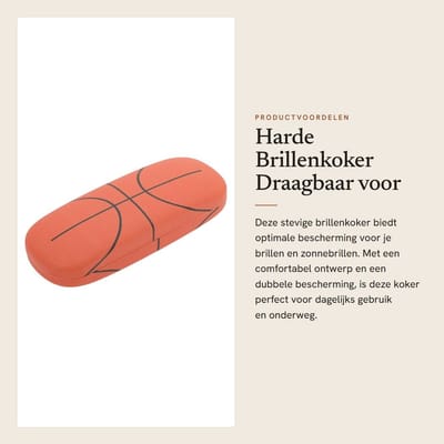 Dailygoods- Brillenkoker Harde Case - Gepersonaliseerd Ontwerp - Draagbaar - Dubbele Bescherming - 6.3x2.36x1.57 - Geschikt voor Brillen/Zonnebrillen - Brillenetui